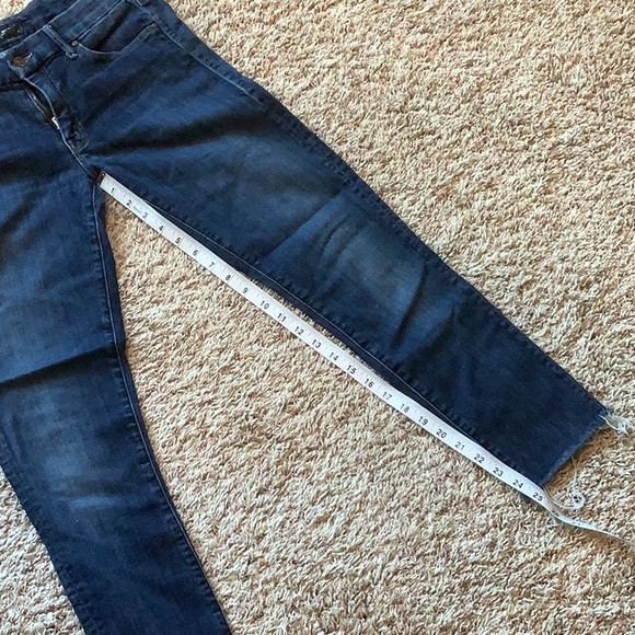 MOTHER Women's Jeans Here Kitty Kitty Raw Hem Skinny Low Rise Size 30 - Picture 12 of 13